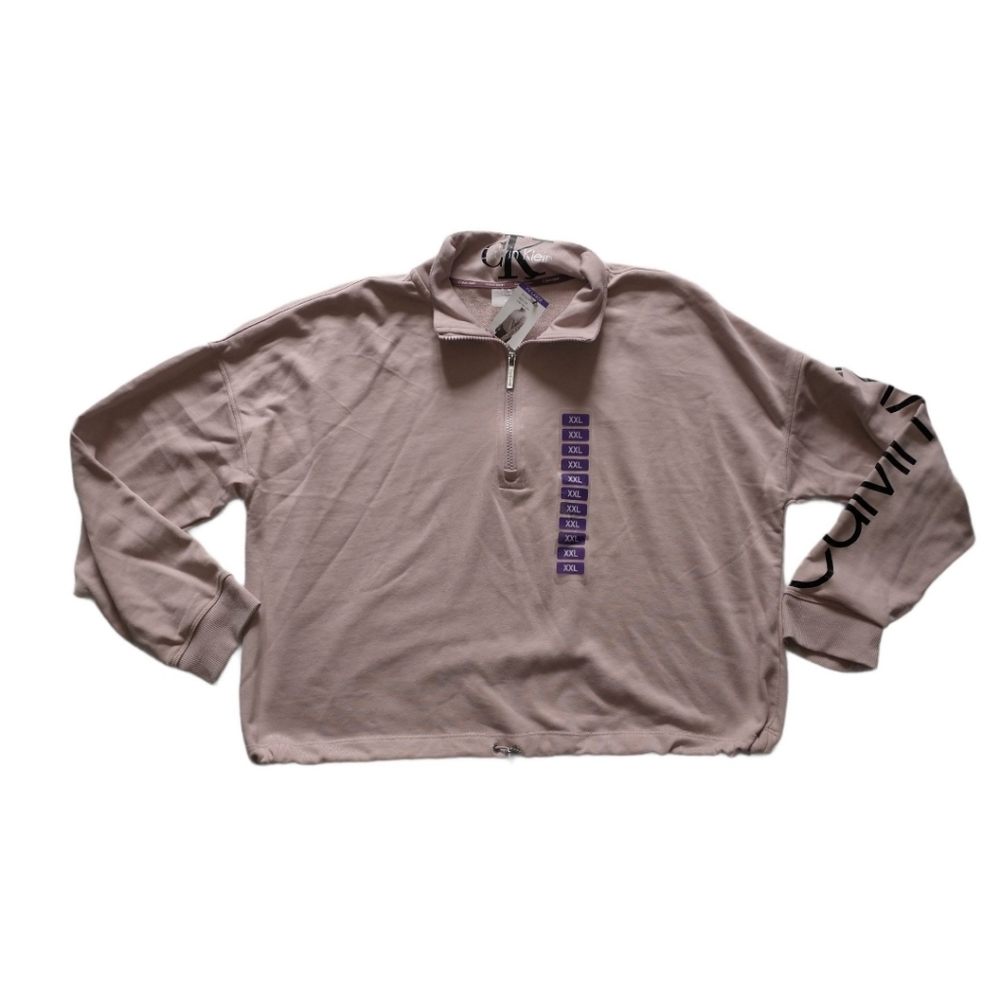 Calvin Klein Pullover Crop Sweatshirt XXL